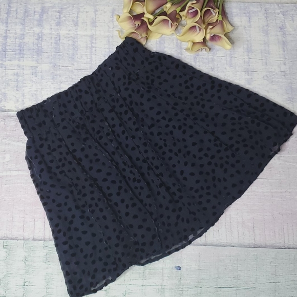 Club Monaco Polka Dot Mini Skirt - Picture 1 of 5